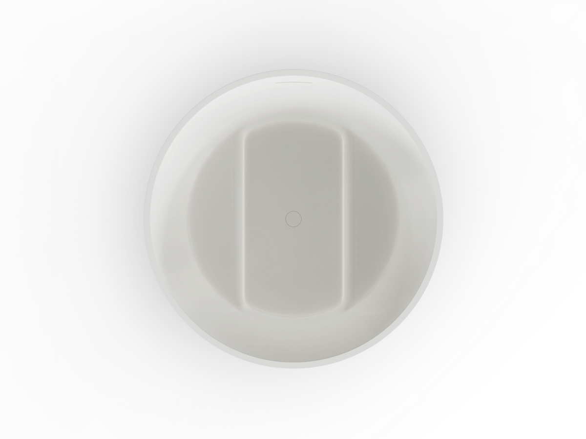 Rosario Two Seater Deep Soak Bath - 1200mm - Matte White
