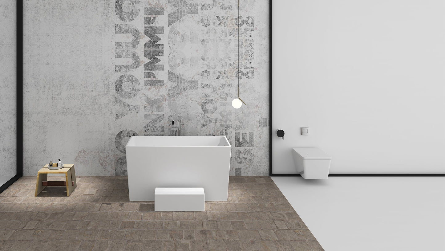 Gia Rectangle Japanese Soak Tub - 1350mm - G65198