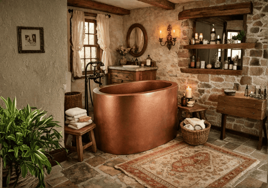 The Copper Bath Tub - Stonebaths Australia
