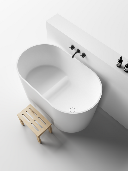 Toka Lite Seren - Japanese Stone Bath - 1300mm - ST93